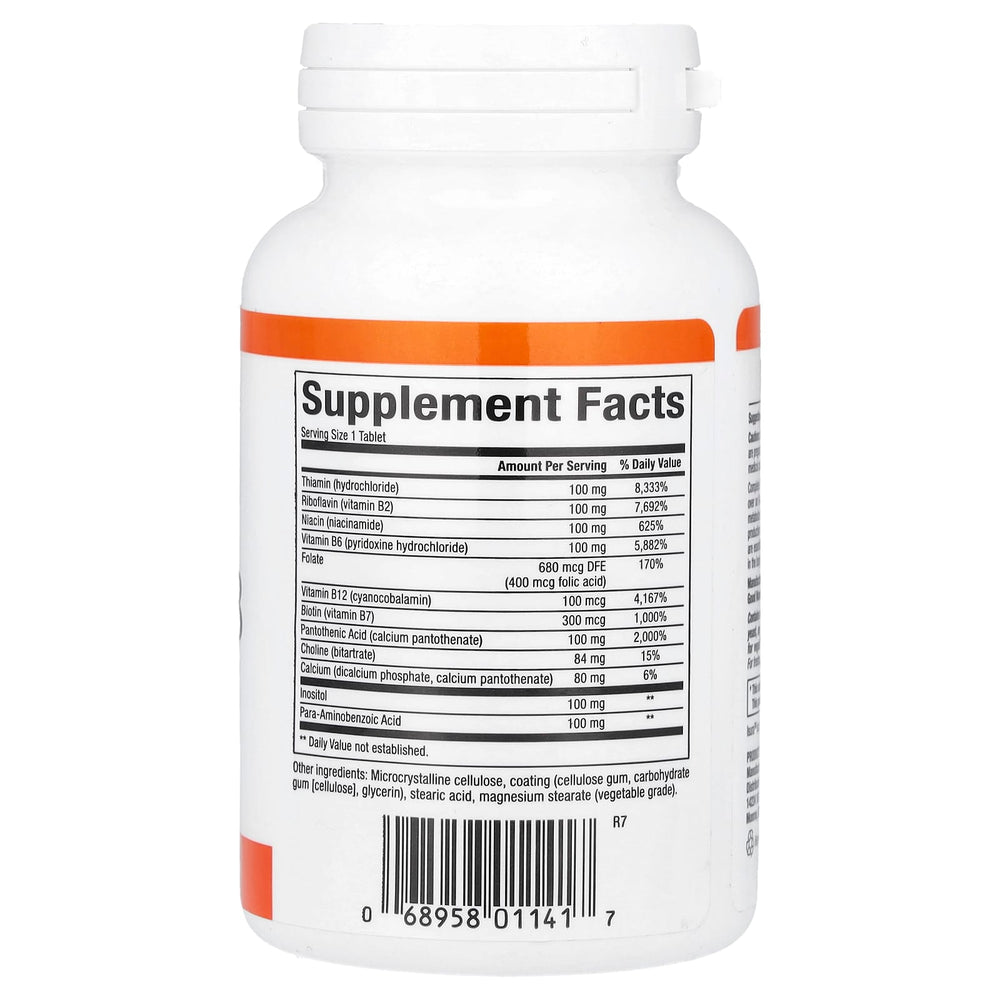 Complete B – Tidsfrisättning ingredienser lista
