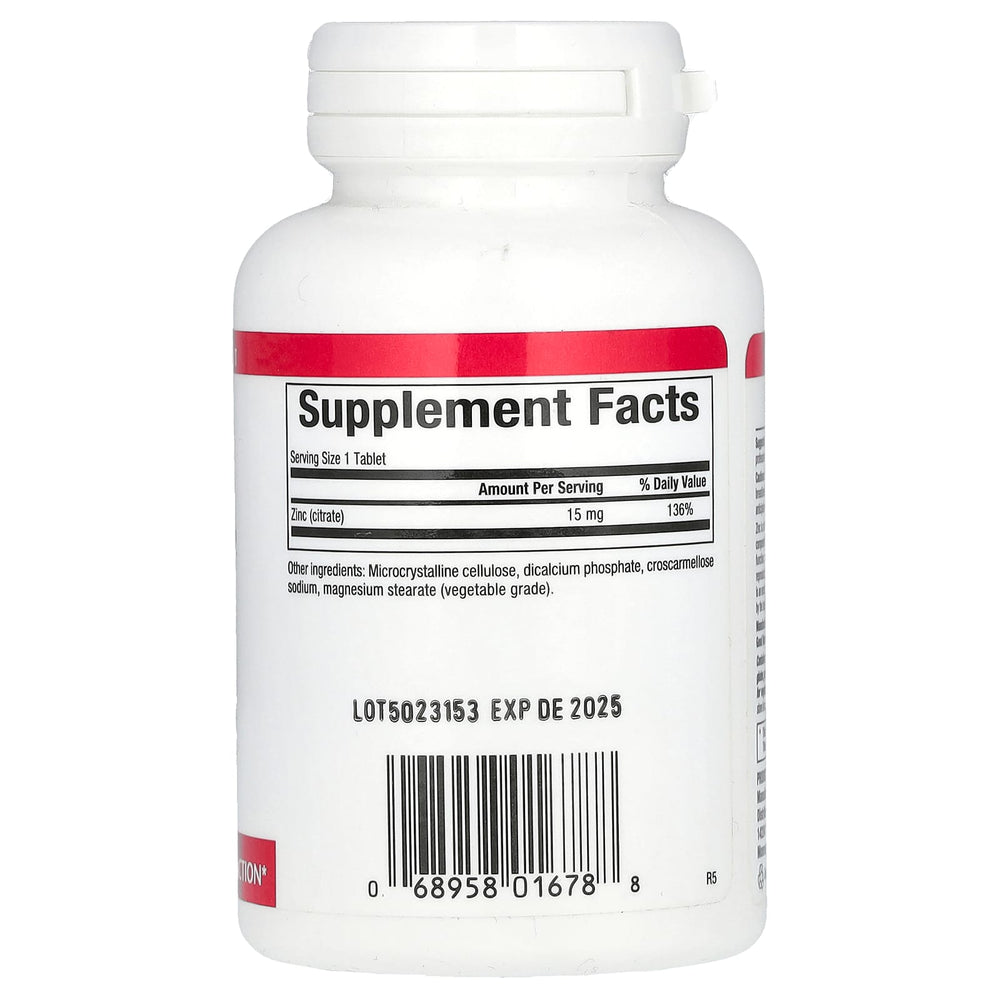 Natural Factors Zinc Citrate förpackning