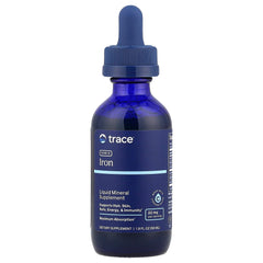 Trace Minerals Iron baksida näringsfakta