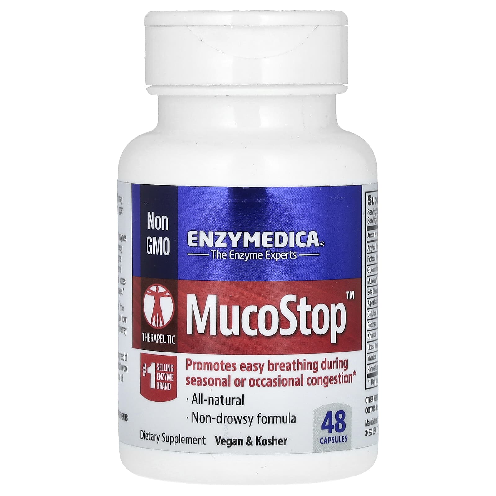 Enzymedica - Mucostop - Respiratory Support