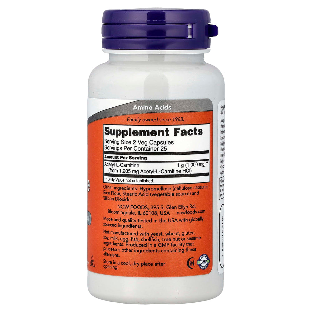 Acetyl-L-Carnitine varningstext & råd