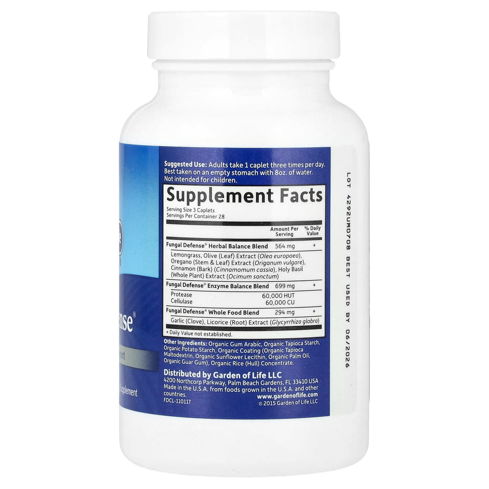 Garden Of Life Fungal Defense näringsfakta