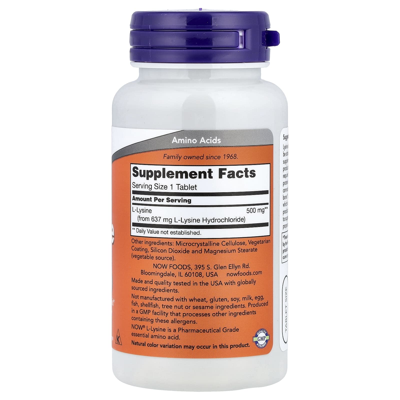 NOW Foods - L-Lysine 500mg