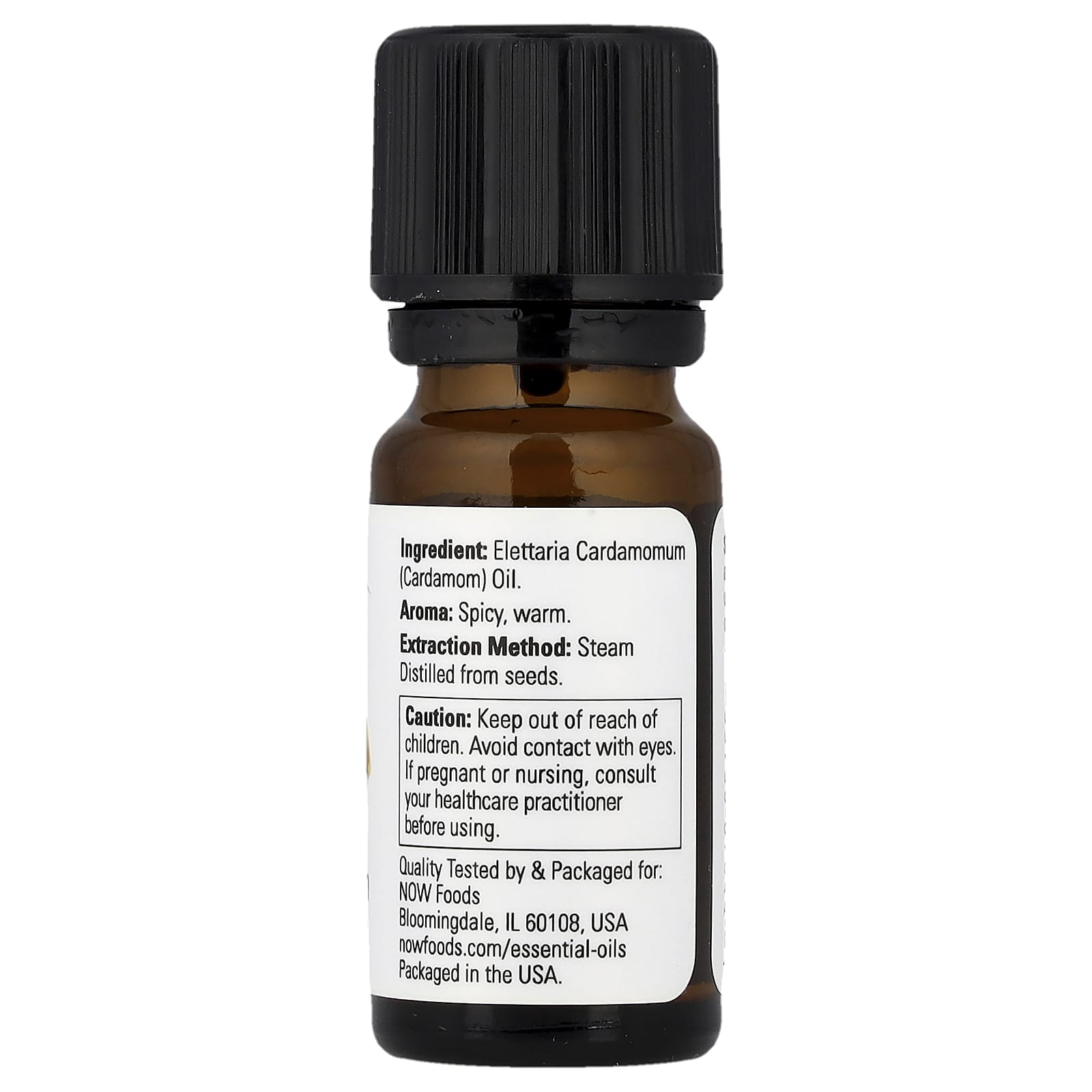 Kardamomölja – 100% Ren ingredienser och etikett