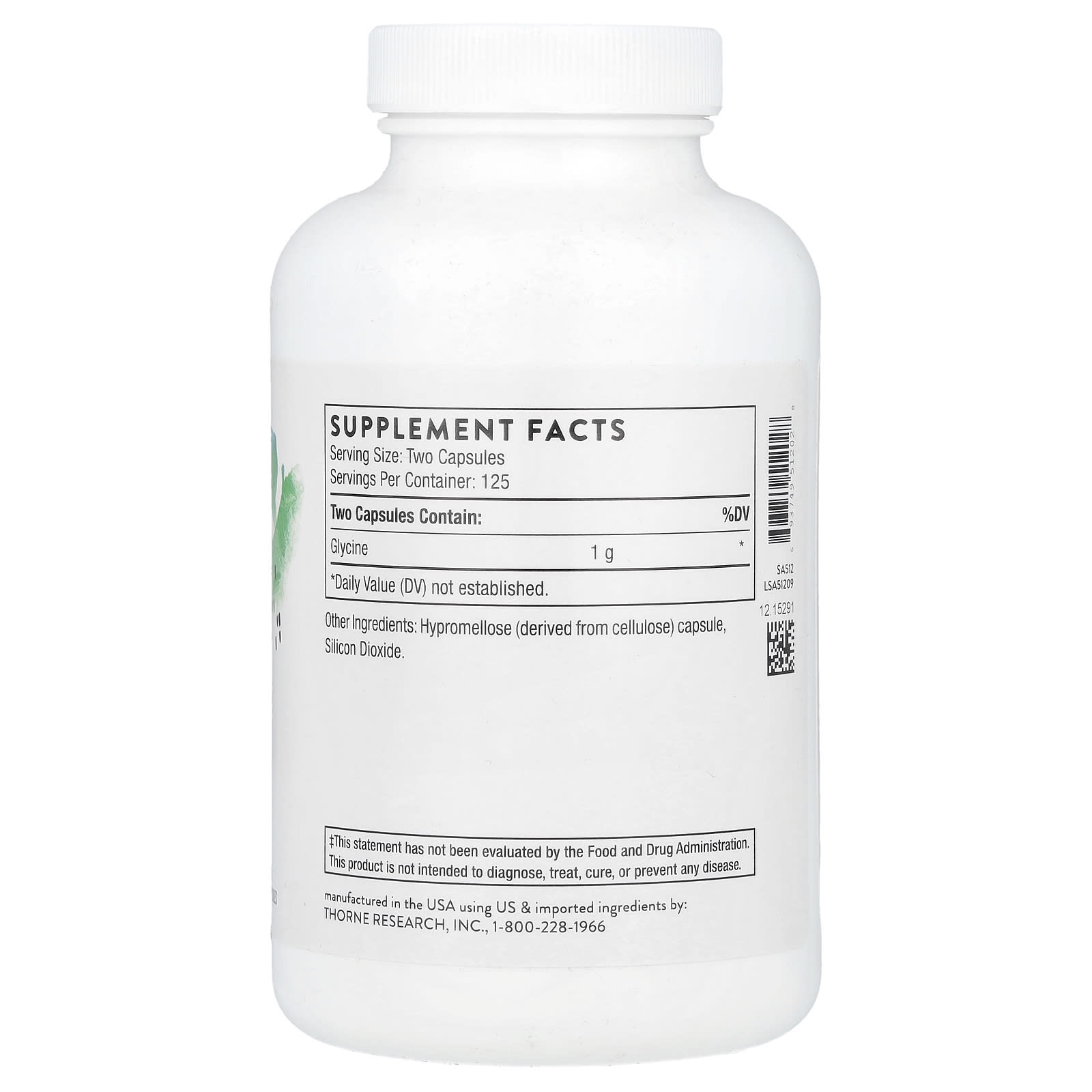Thorne - Glysiini - 250 kapselia