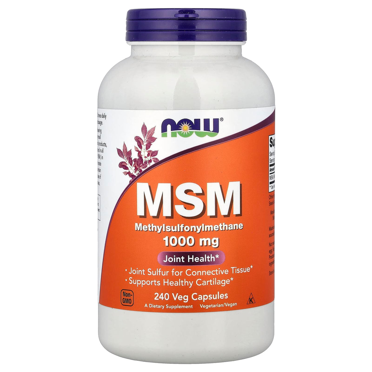 Now Foods - MSM - 200 Tabs