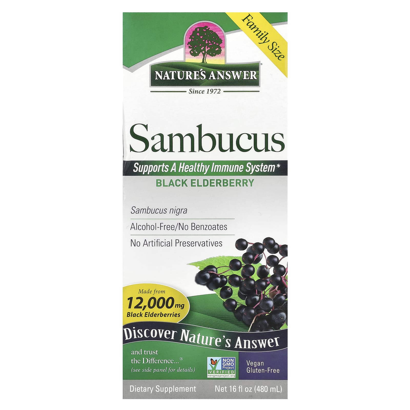 Nature's Answer - Sambucus Black Elderberry