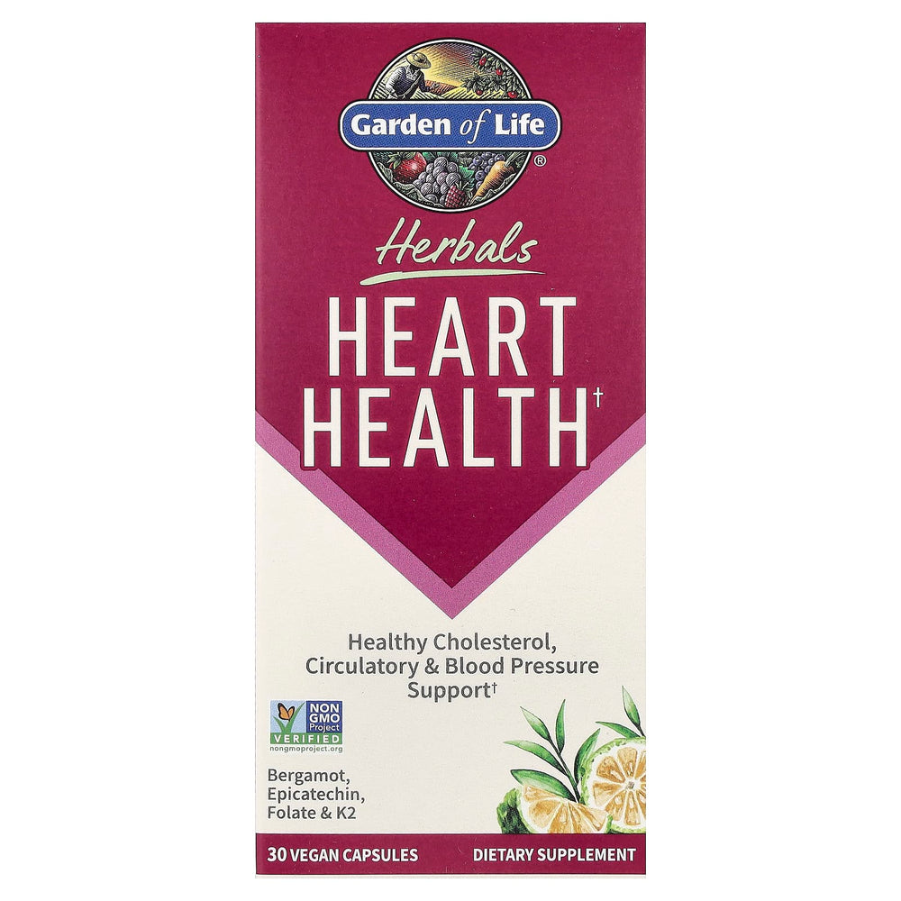 Garden Of Life Herbal Heart Health baksida