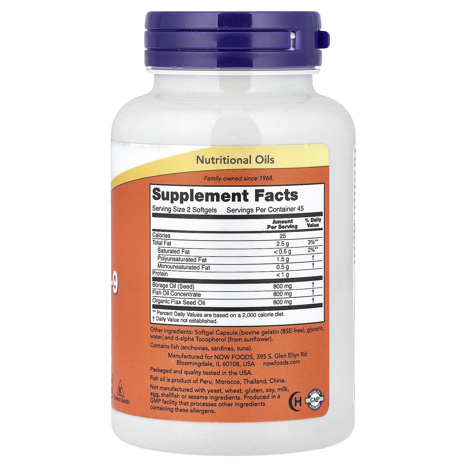 Now Foods - Super Omega 3-6-9