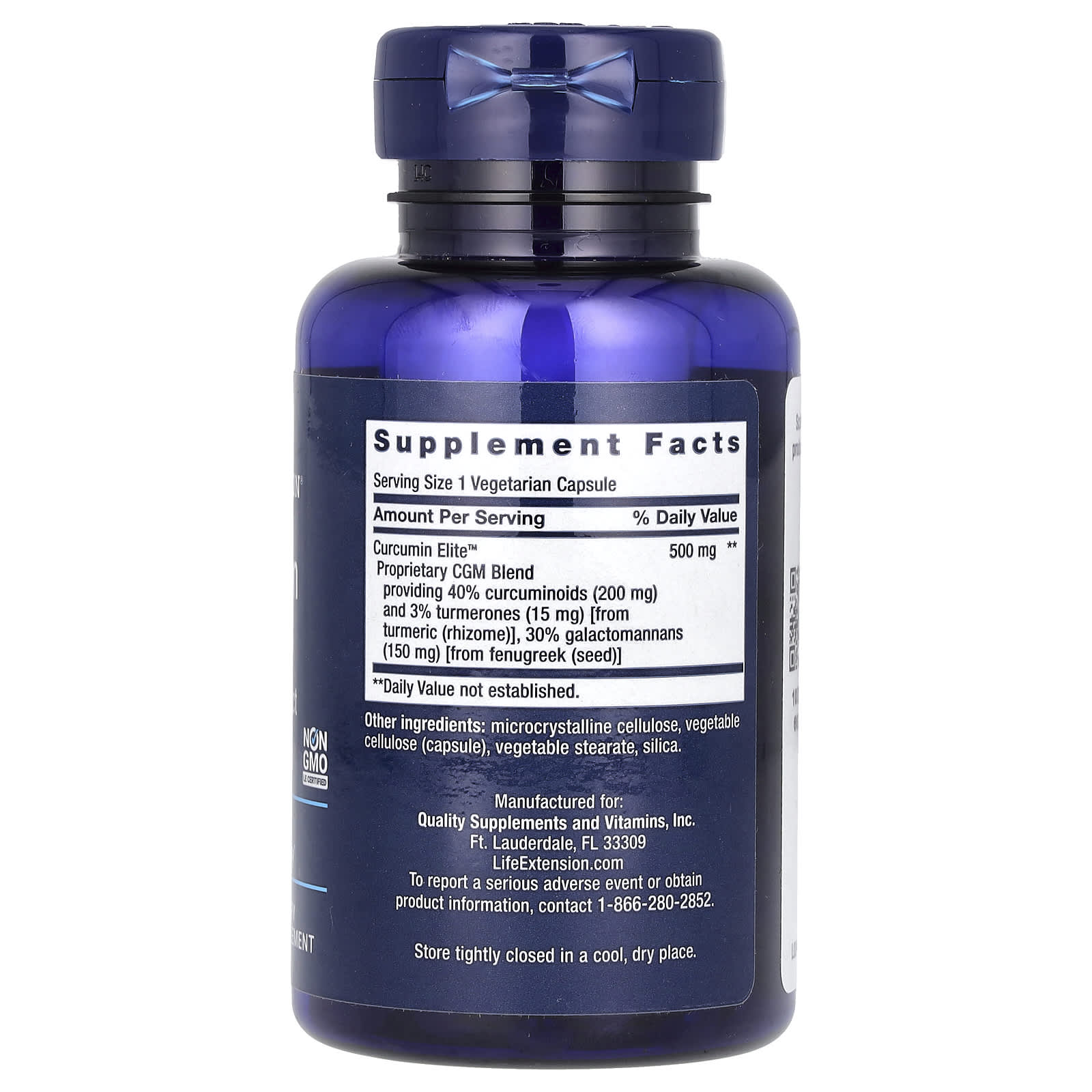 Life Extension Super Bio-Curcumin produktöversikt