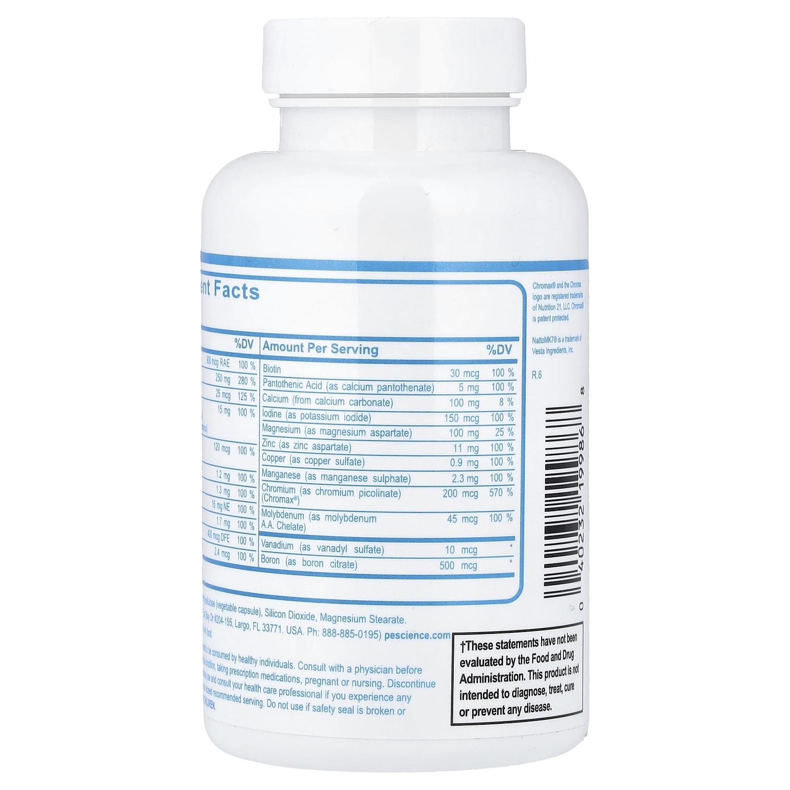 PEScience Trumulti ingredienser-lista