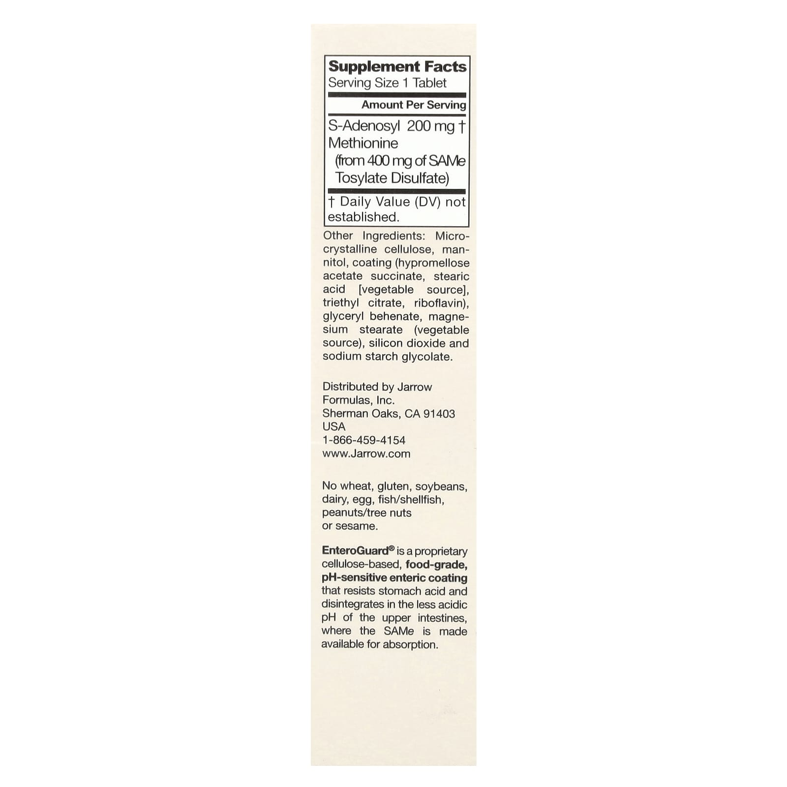 Jarrow Formulas - SAMe 200