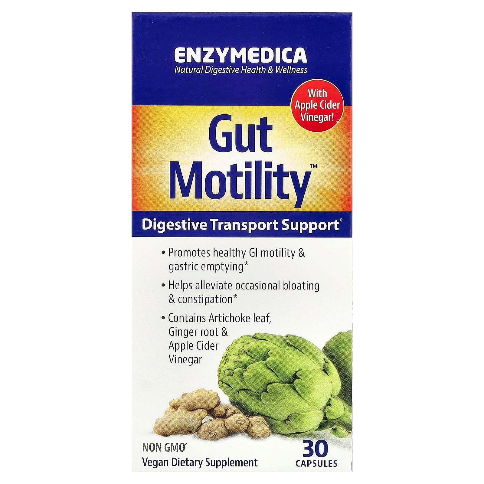 Enzymedica - Gut Motility - 30 Caps