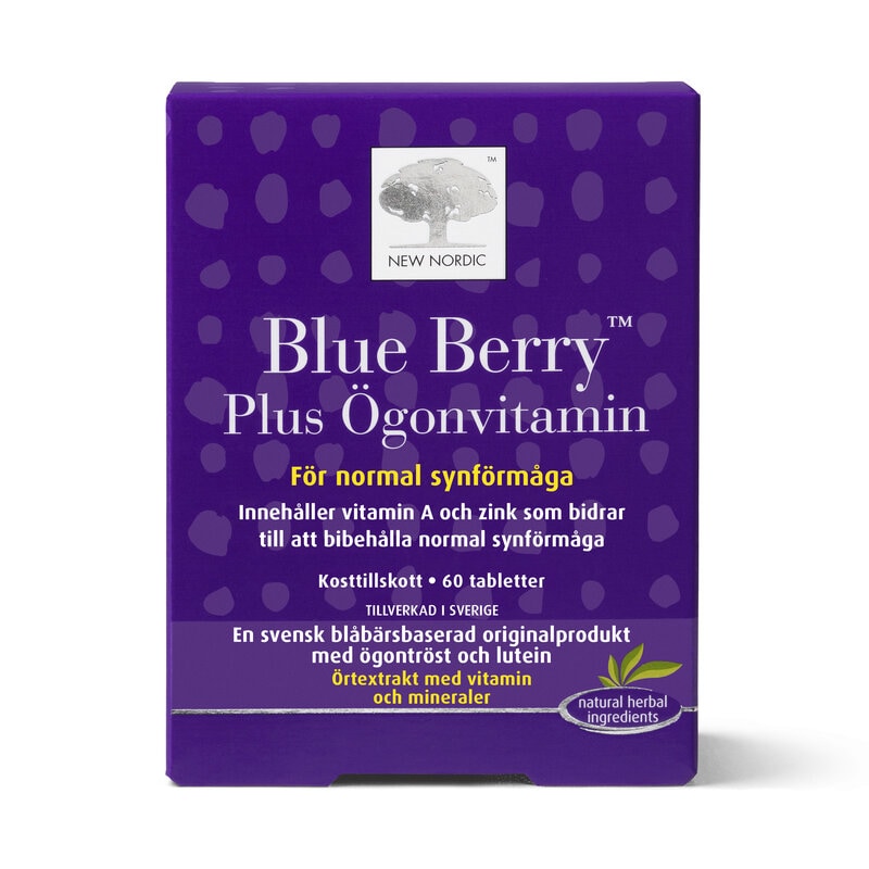 New Nordic - Blue Berry Plus Ögonvitamin