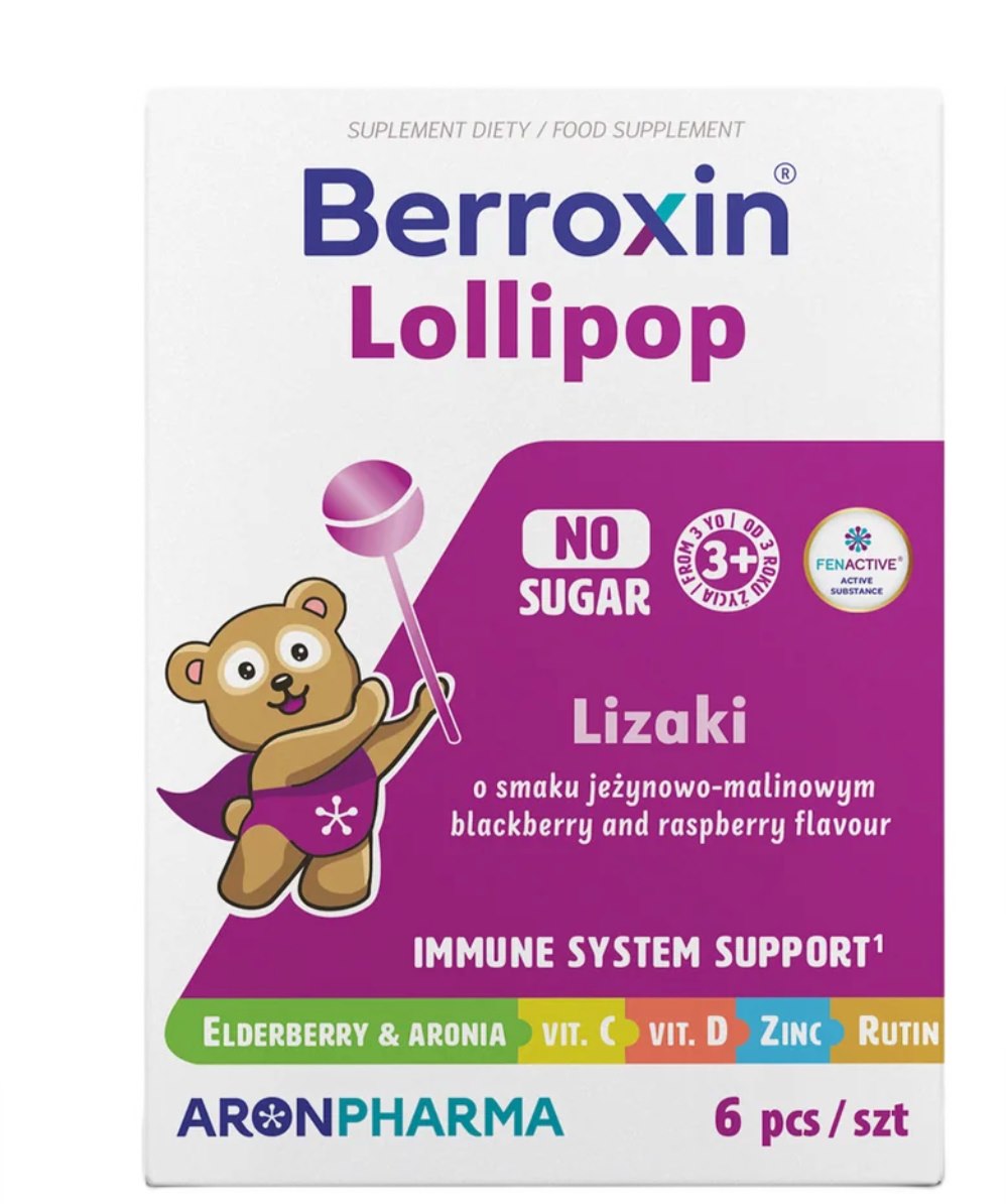 Aronpharma - Berroxin Lollipop - Børnevitaminer