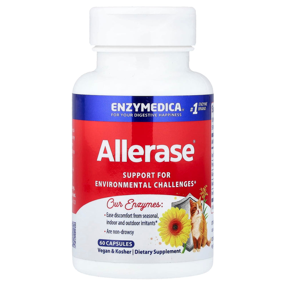 Enzymedica Allerase baksida näringsfakta
