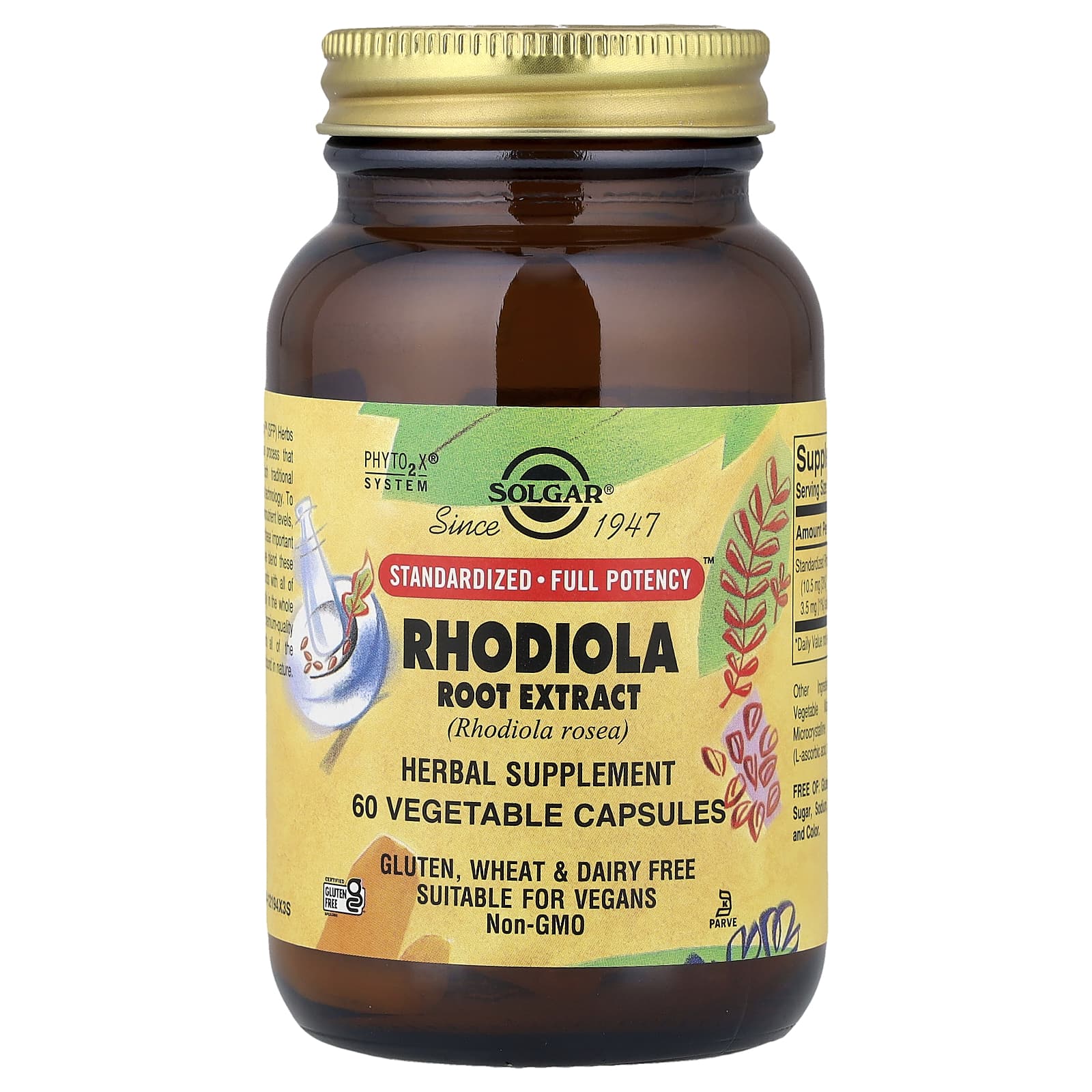 Solgar - Rhodiola Root Extract framsida