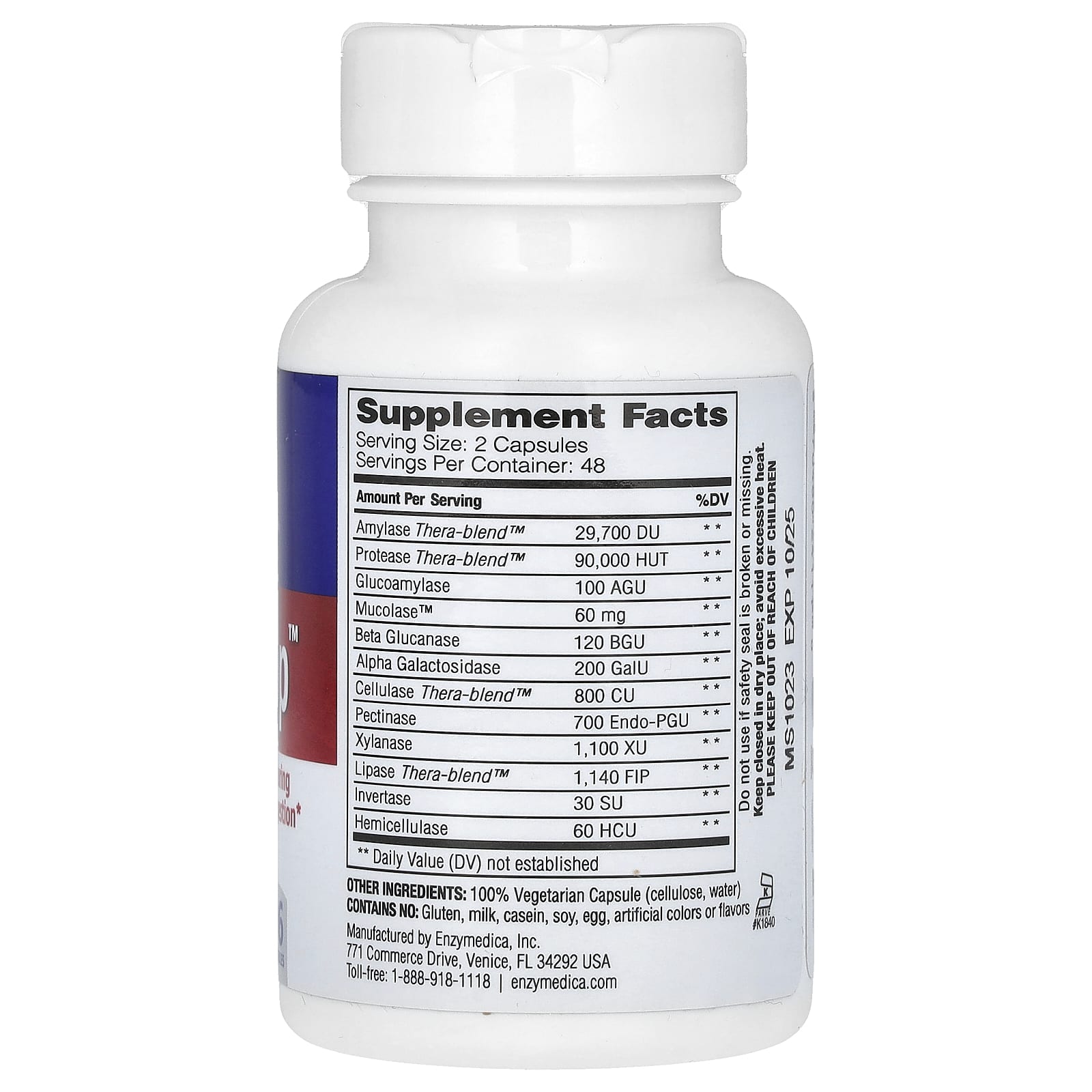 Enzymedica - Mucostop - Respiratory Support