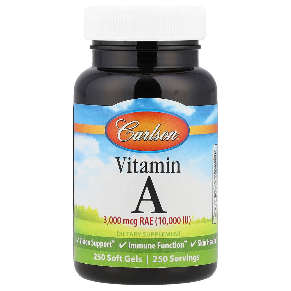 Vitamin A 3000mcg RAE baksida näringsfakta