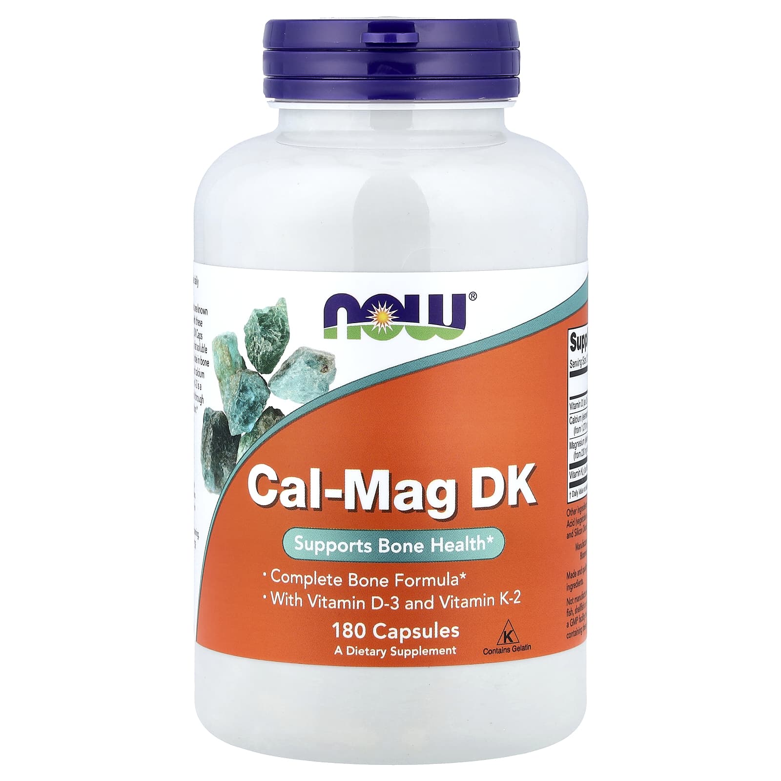 Calcium Magnesium DK baksida näringsfakta