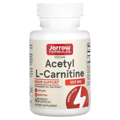 Jarrow Formulas - Asetyylil-karnitiini - 500mg - 60 Vcaps