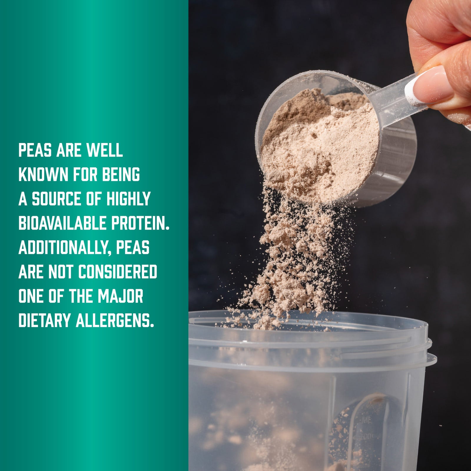 Now Sports Ärtprotein 340g förpackning