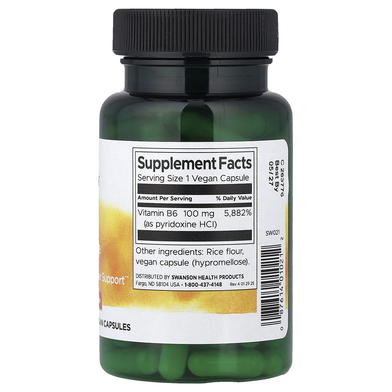 Vitamin B6 Pyridoxin ingredienser och dosering