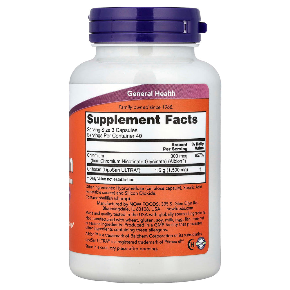 Chitosan 500 mg plus Chromium baksida