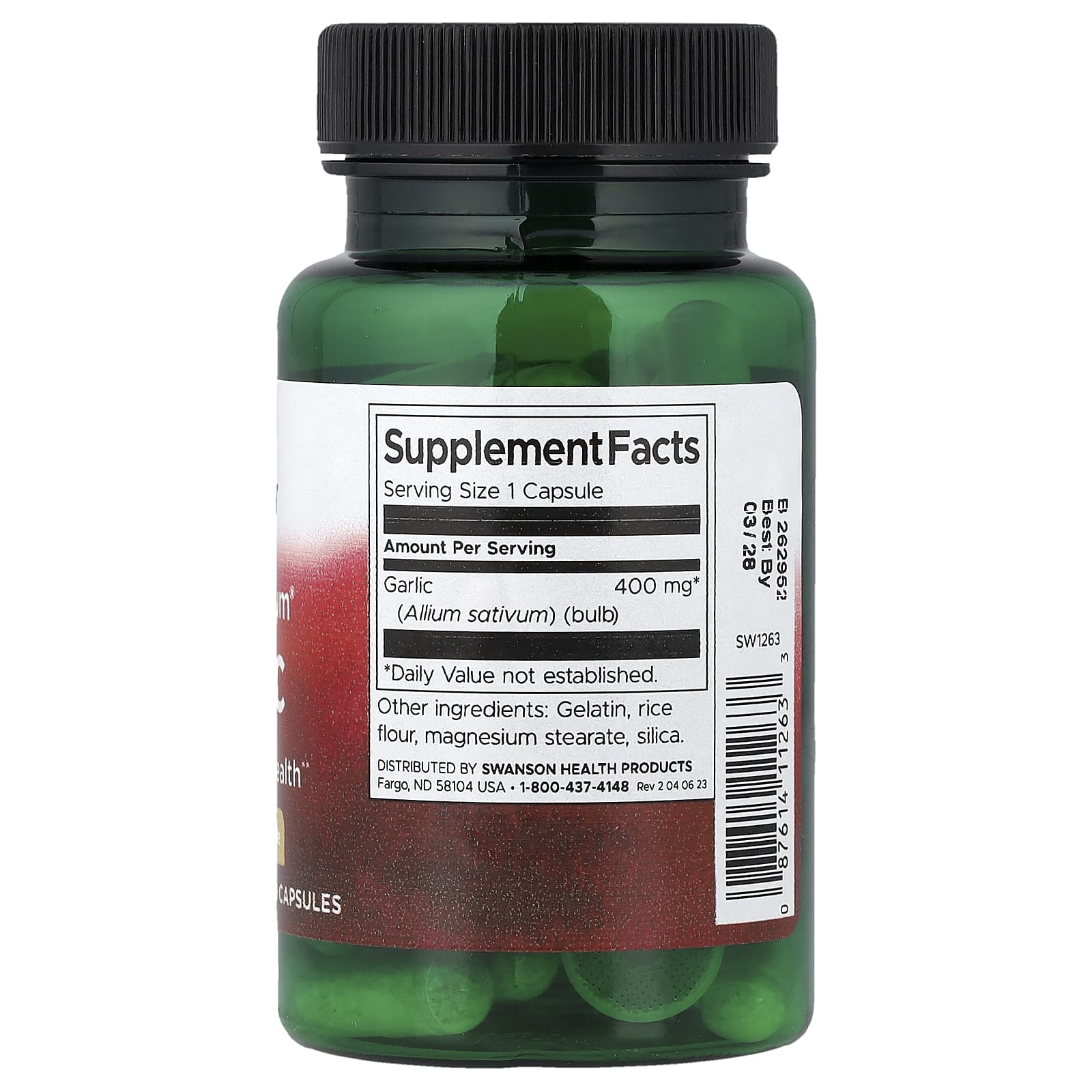 Swanson - Full Spectrum Garlic - 400mg