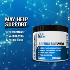 EVLution Nutrition - L-Citrullin 2000, Uden Smag - 200g