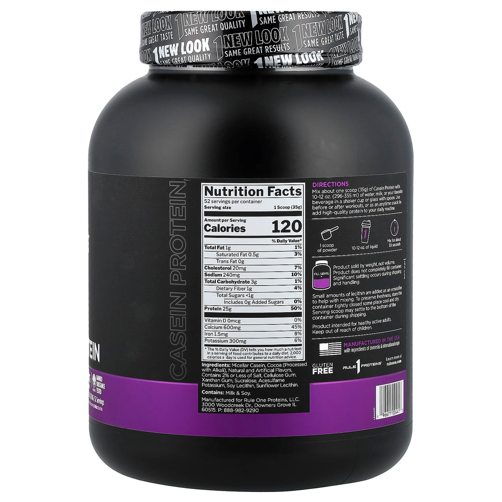 Rule One Casein pulver textur