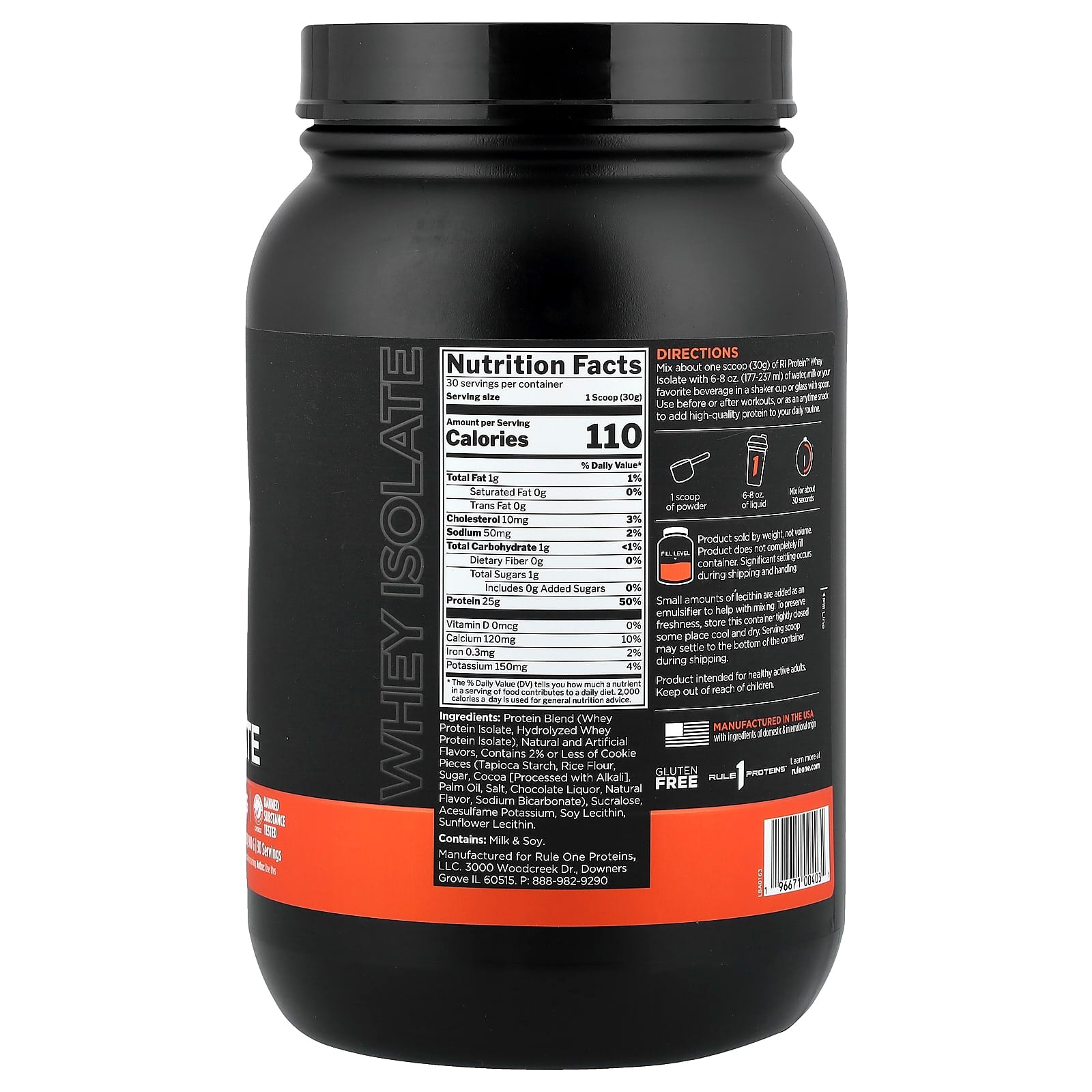 Rule One - R1 Proteiini Whey Isolaatti
