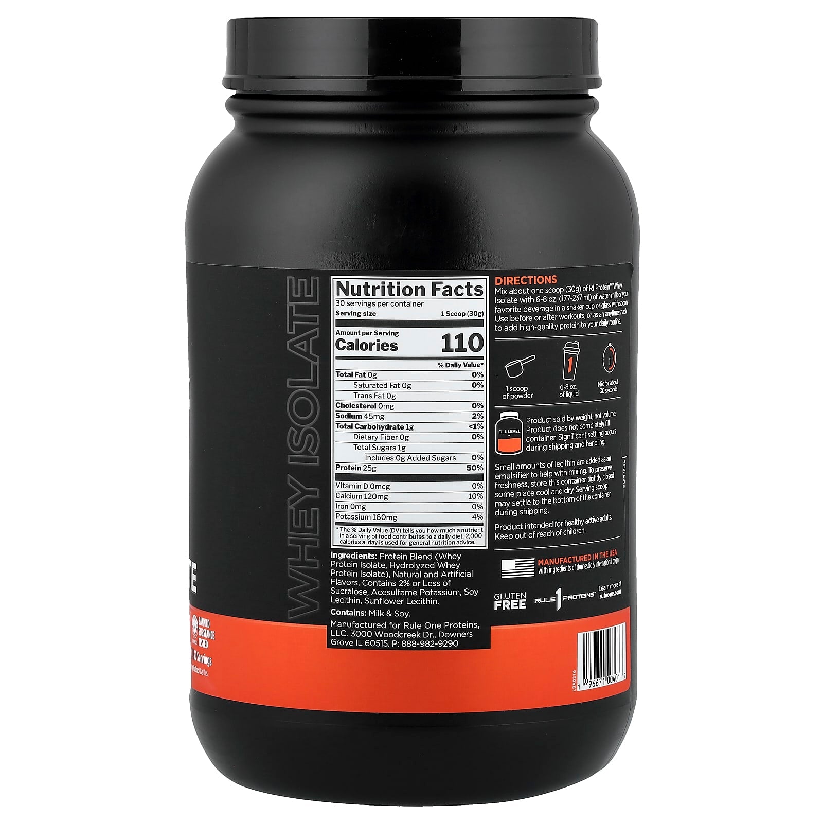 Rule One - R1 Proteiini Whey Isolaatti