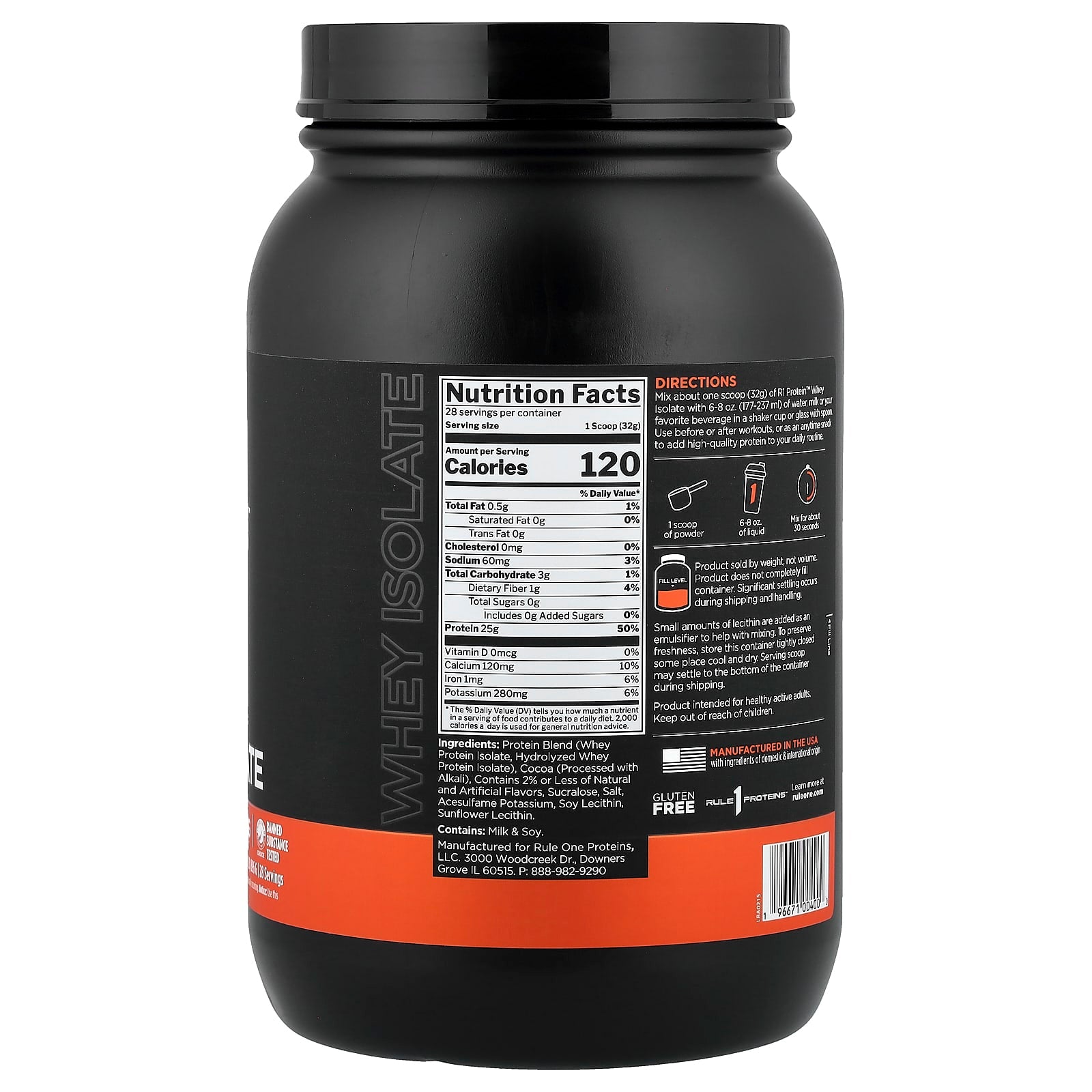 Rule One - R1 Proteiini Whey Isolaatti