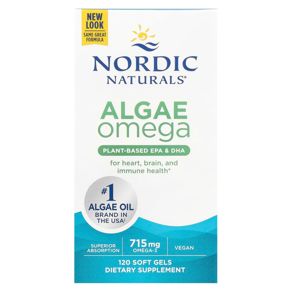 Nordic Naturals Algae Omega 715mg näringsfakta