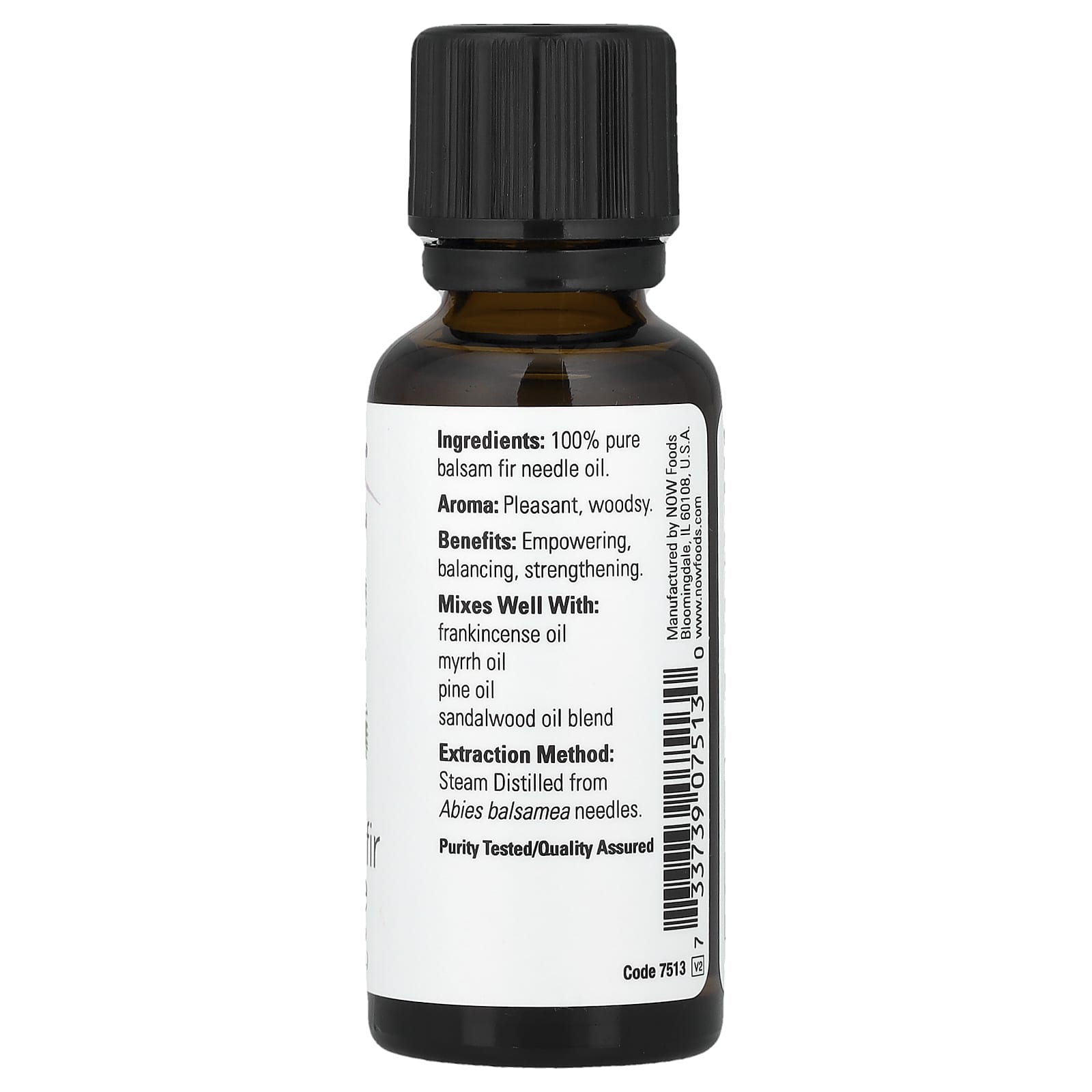 NOW Foods Balsam Fir Needle Oil näringsfakta
