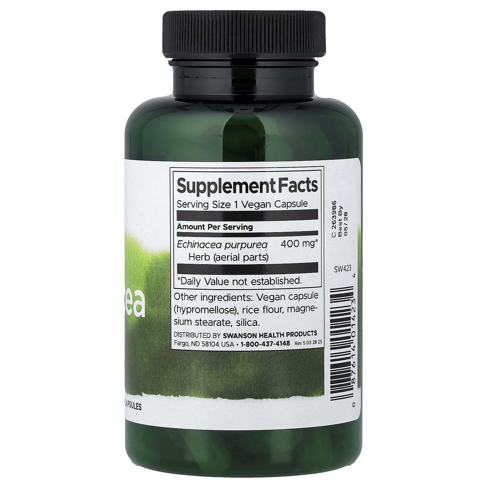 Swanson Echinacea produktdetalj