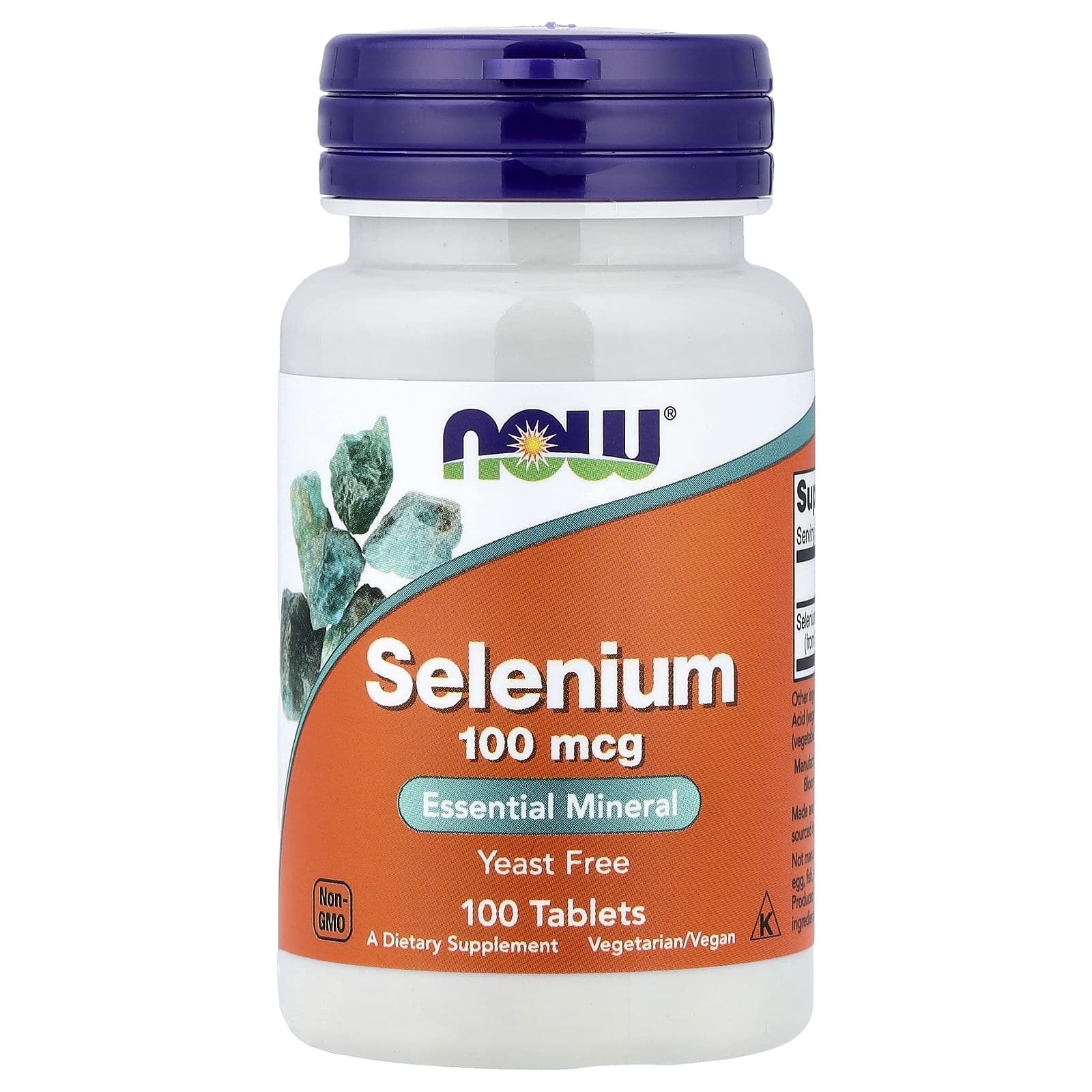 Selenium 100 mcg – näringsinformation detalj