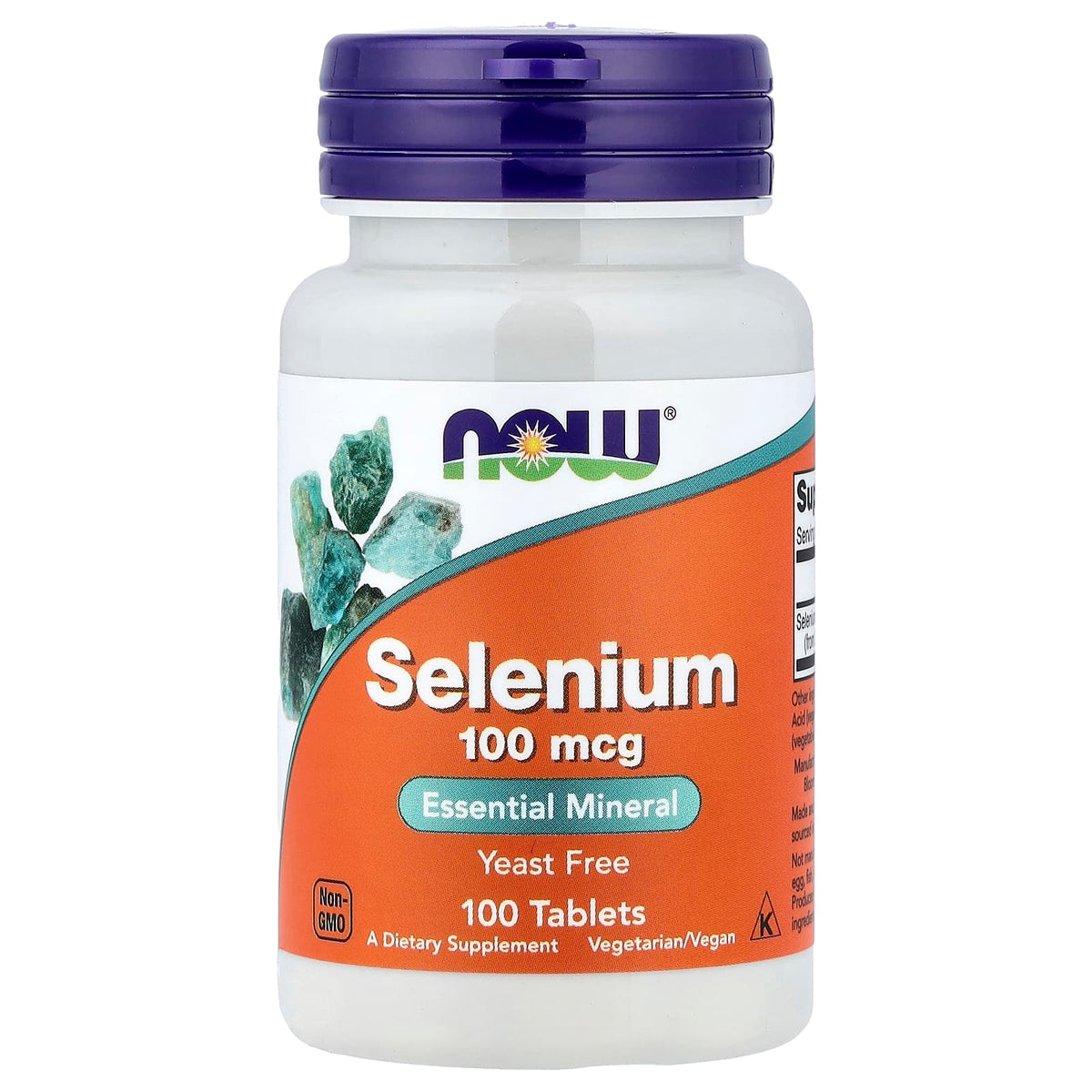 Selenium 100 mcg – näringsinformation detalj