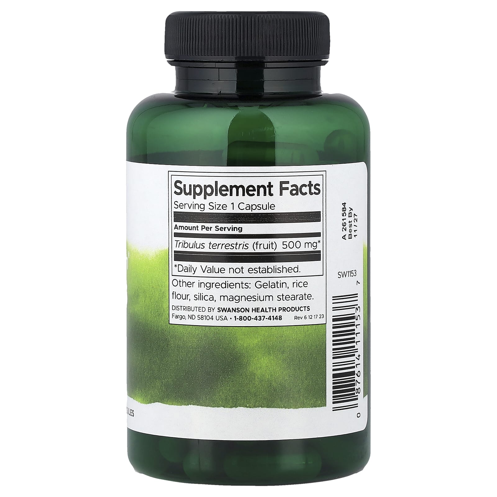 Swanson Full Spectrum Tribulus näringsfakta