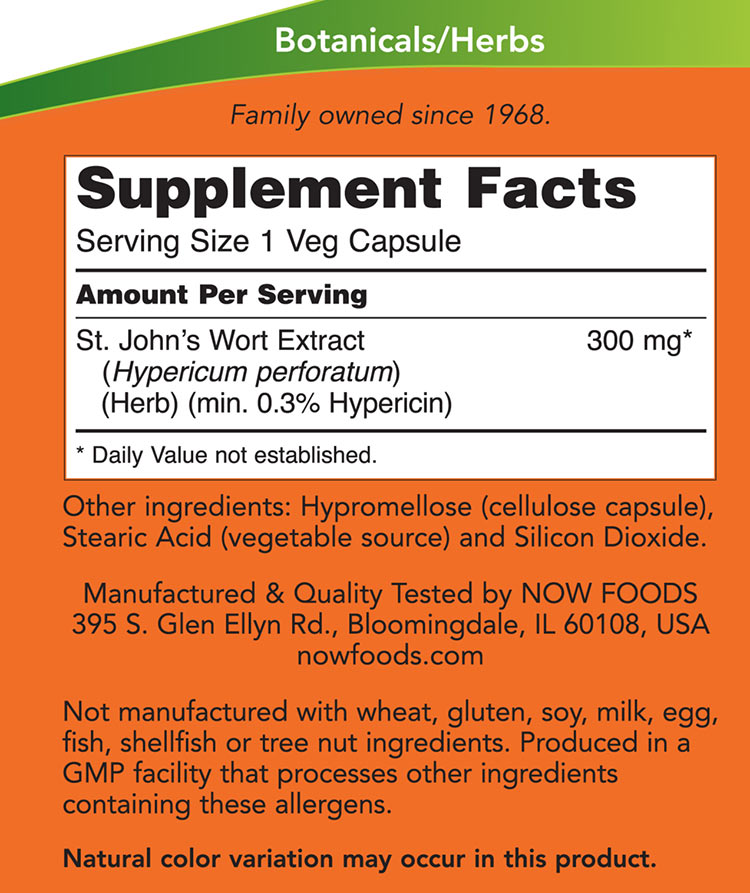 NOW Foods - St. John'S Wort