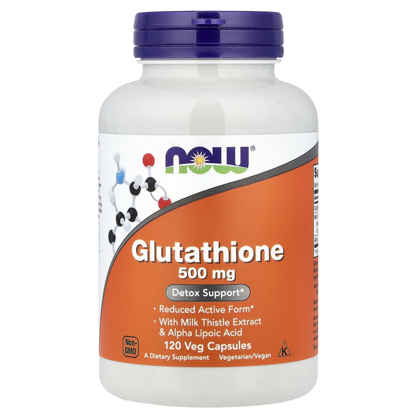 Now Foods - Glutathion med Mælketistel & Alpha Lipoic Acid