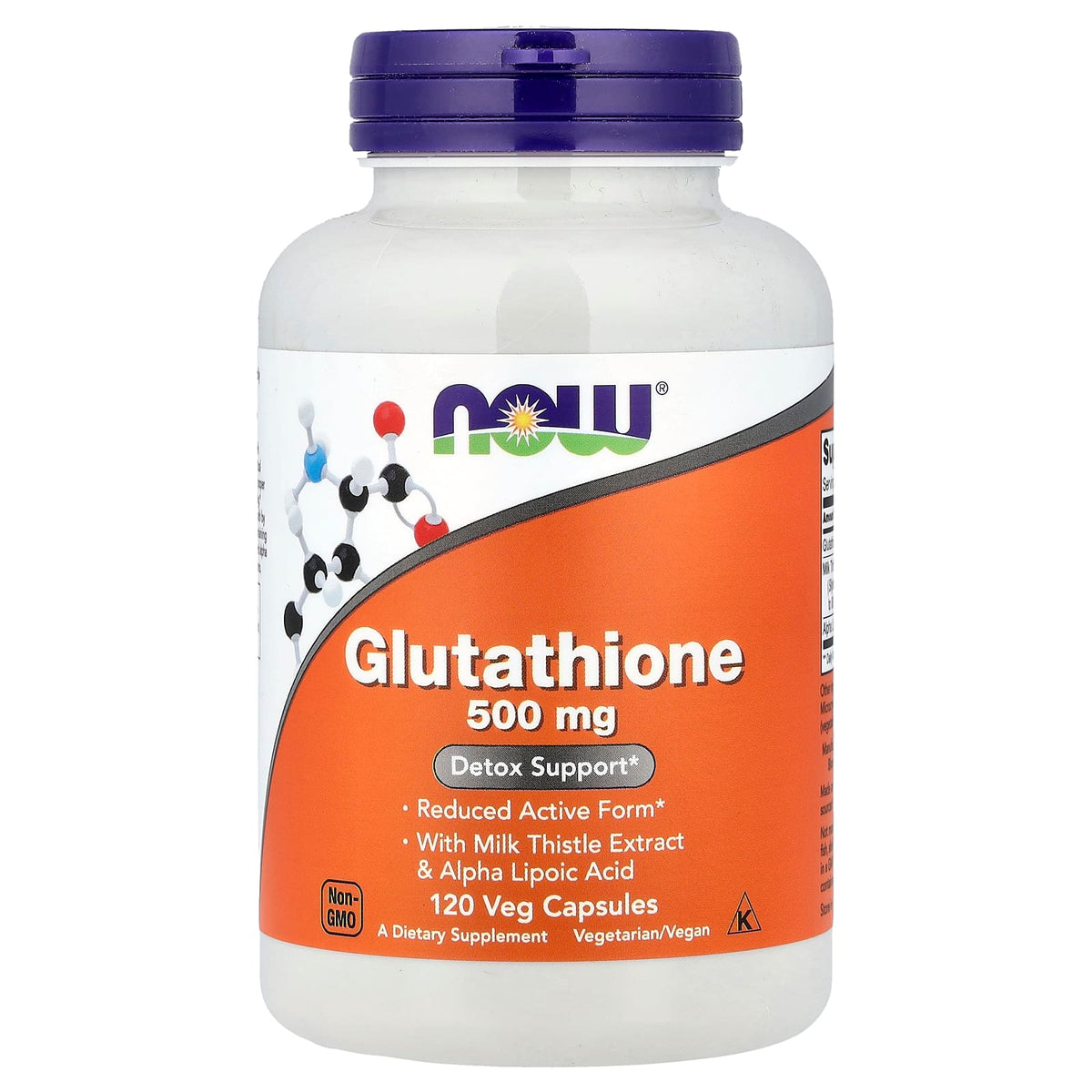 Now Foods - Glutathion med Mælketistel & Alpha Lipoic Acid