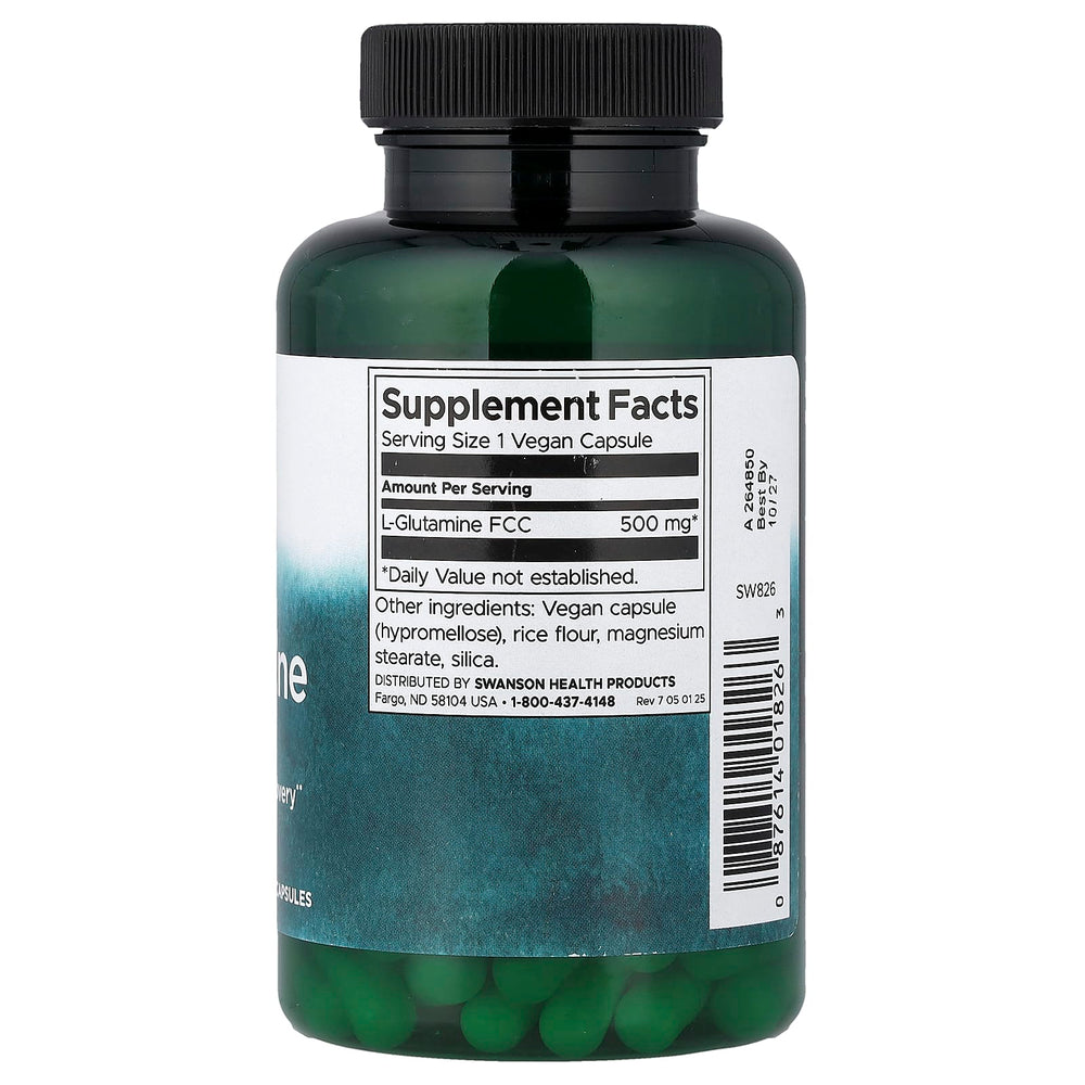 L-Glutamine produktflaska detalj