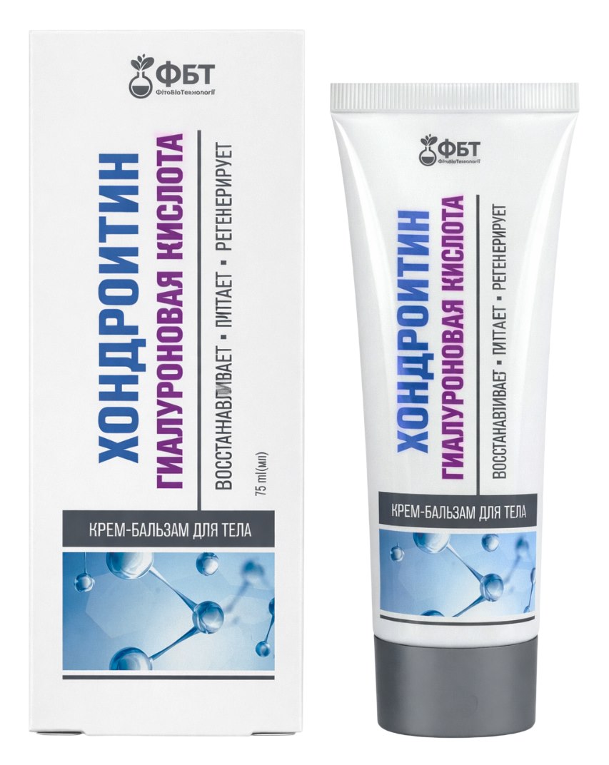FBT - Фбт (Фитобиотехнолог) - Chondroitin Hyaluronic Acid Body Cream-Balm - 75ml
