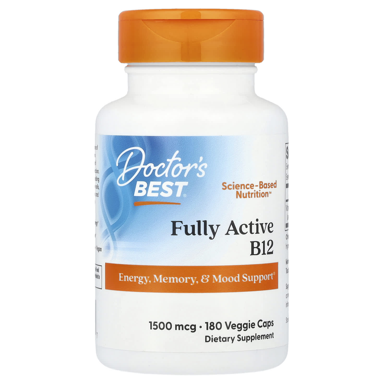 Doctor's Best Fully Active B12 ingredienser