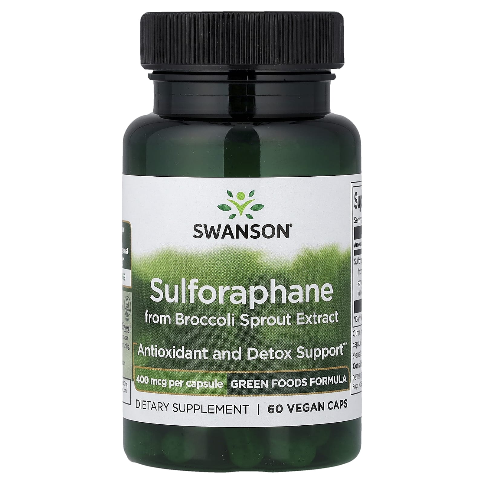 Swanson Sulforaphane From Broccoli Sprout Extract framsida