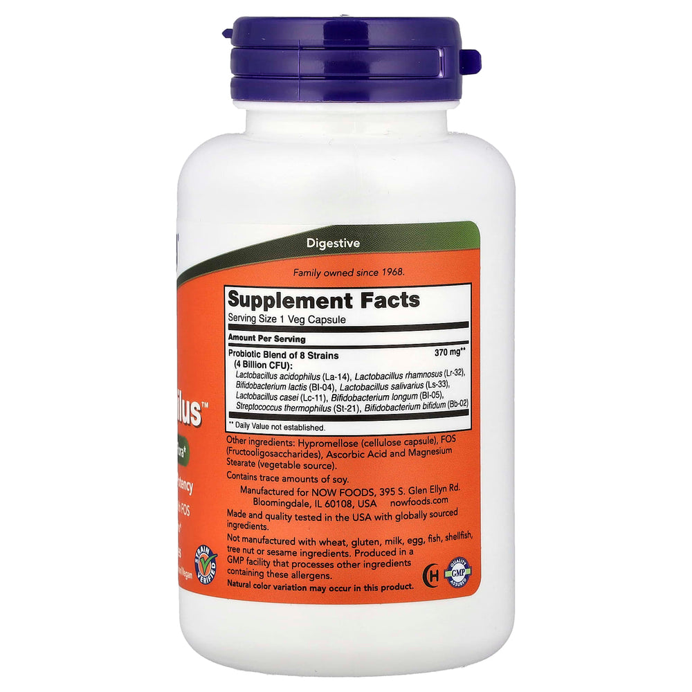 Now Foods Gr8-Dophilus ingredienser lista