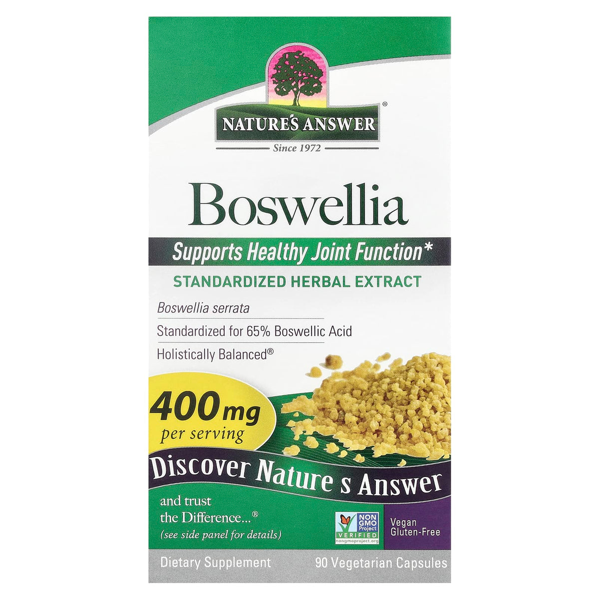 Nature's Answer Boswellia 90 kapslar framsida