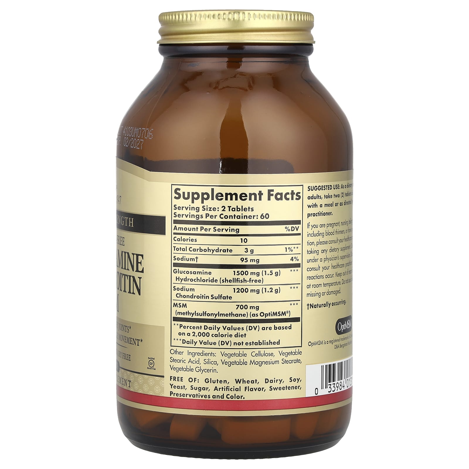 Solgar - Glucosamine Chondroitin MSM